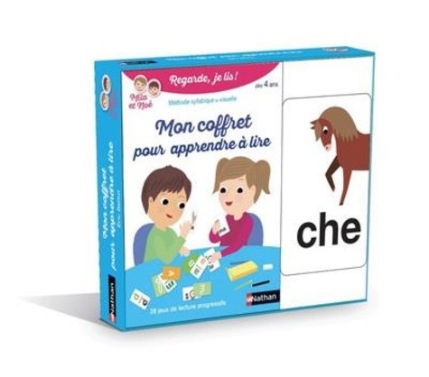  Mon coffret pour apprendre à lire Mila et Noé - Méthode syllabique et visuelle 