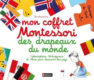  Mon coffret Montessori des drapeaux du monde  