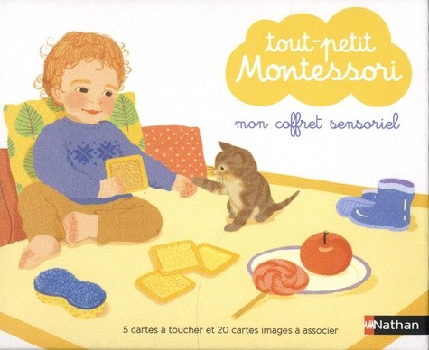  Mon coffret sensoriel - Avec 5 cartes à toucher et 20 cartes images à associer 