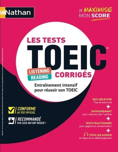  Les Tests TOEIC corrigés - Reading Listening  