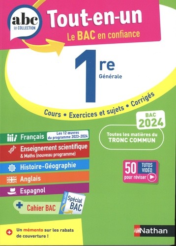 Tout en un 1re Générale  