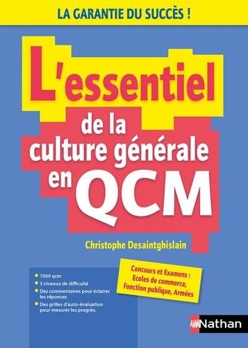  L essentiel de la culture générale en QCM - 2023-2024 