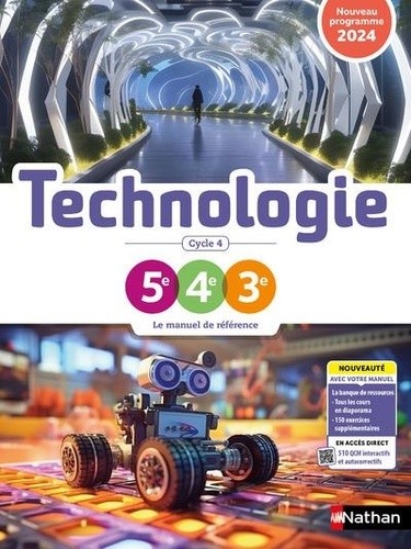  Technologie Cycle 4 - Manuel élève  
