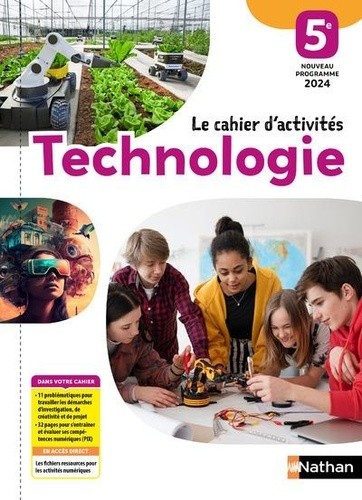  Technologie 5e - Cahier d'activités élève  