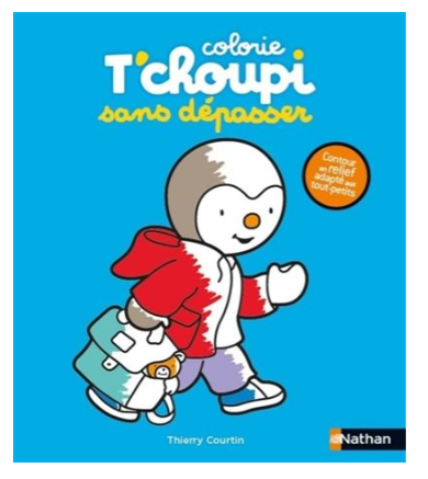 COLORIE T'CHOUPI SANS DEPASSER (L'ECOLE)
