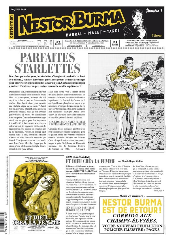  Journal de Nestor Burma ; corrida aux Champs Elysées n.1 