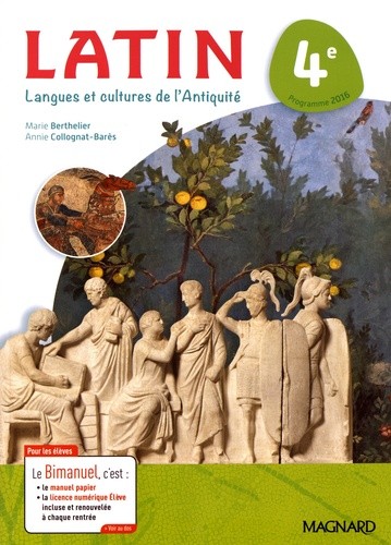  Latin 4e - Langues et cultures de l'Antiquité  