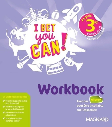  Anglais 3e I Bet You Can ! - Workbook  