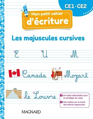  Mon petit cahier d'écriture CE1-CE2 - Les majuscules cursives  