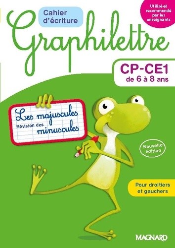 Cahier d'écriture CP-CE1 de 6 à 8 ans - Les majuscules et révision des minuscules  