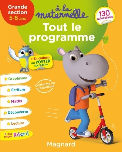  A la maternelle, Tout le programme GS  