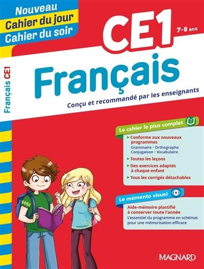  Cahiers du jour/ soir ; français ; CE1 