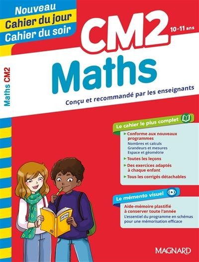  Cahiers du jour/ soir ; mathématiques ; CM2 