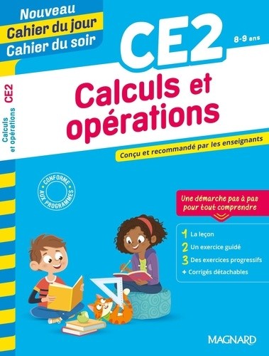  Cahier du jour/Cahier du soir Calculs et opérations CE2  