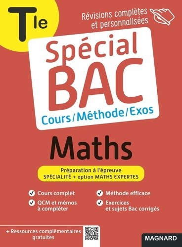 Maths Spécialité + option Maths Expertes Tle Maths Spécialité + option Maths Expertes Tle