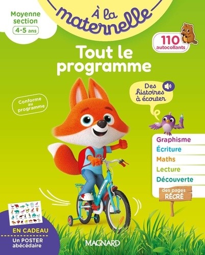  Tout le programme à la maternelle moyenne section  