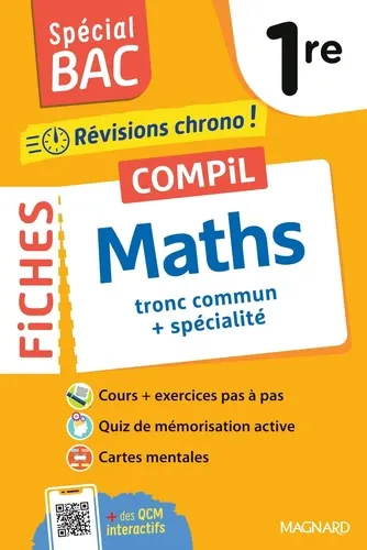 SPECIAL BAC 2026 - COMPIL DE FICHES MATHS TRONC COMMUN + SPECIALITE 1