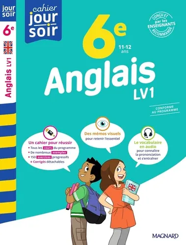 ANGLAIS 6E - CAHIER JOUR SOIR