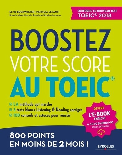  Boostez votre score au TOEIC - 800 points en moins de 2 mois !  