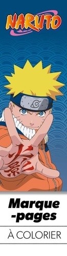 MARQUE-PAGES À COLORIER NARUTO VOL. 1 (BLEU)