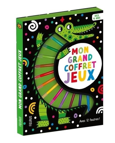 MON GRAND COFFRET JEUX (+ 12 FEUTRES)