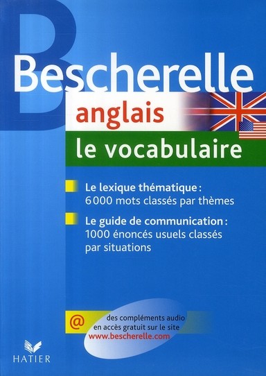  Bescherelle anglais ; le vocabulaire 