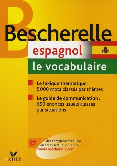  Bescherelle espagnol ; le vocabulaire 