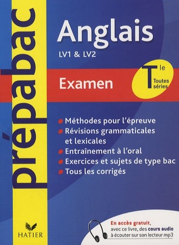  Anglais Tle toutes séries LV1 et LV2 - Examen 