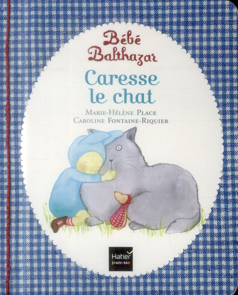  Bébé Balthazar ; caresse le chat 