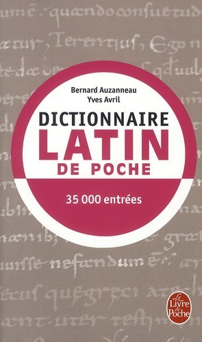  Dictionnaire latin de poche 