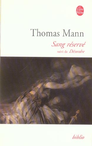  Sang reserve suivi de desordre 