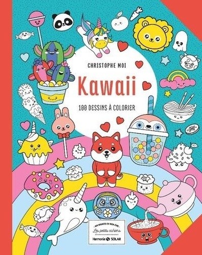  Kawaii - 100 dessins à colorier  