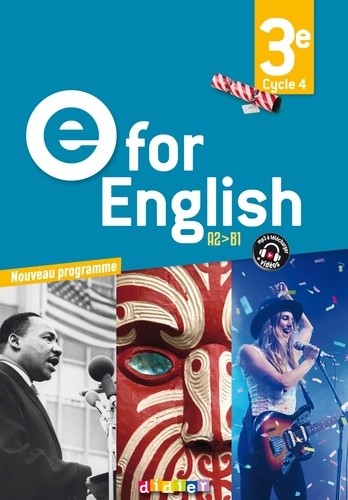  Anglais 3e cycle 4 E for english  