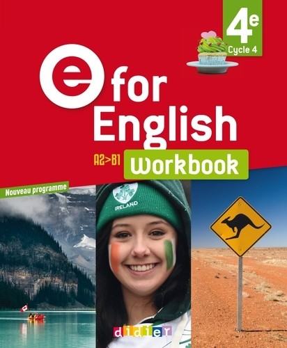  Anglais 4e cycle 4 workbook E for english  