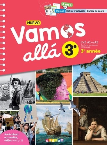 NUEVO Vamos allá 3e - Ed. 2024 - Manuel-cahier élève NUEVO Vamos allá 3e - Ed. 2024 - Manuel-cahier élève