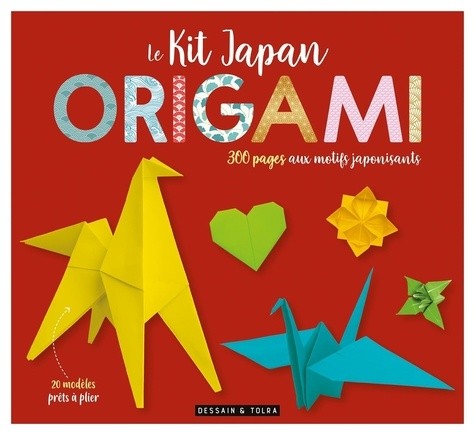  Le Kit Japan Origami - 300 pages aux motifs japonisants  