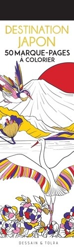  Marque-pages Destination Japon - Marque-pages à colorier 
