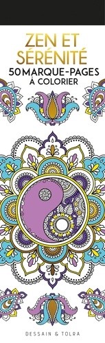  Zen et sérénité - 50 marque-pages à colorier 