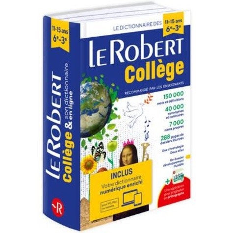 Le Robert Collège + Carte numérique  
