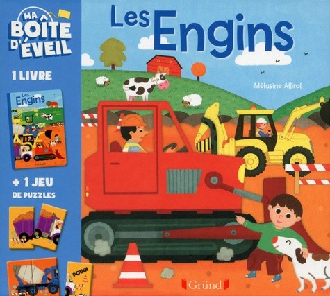  Les engins - Avec 1 jeu de puzzles  