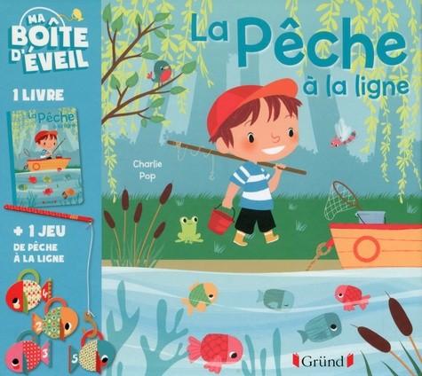  La pêche à la ligne - Livre + jeu de pêche à la ligne  