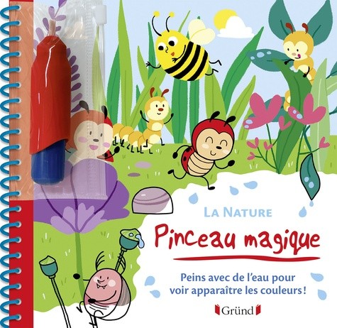  La nature - Peins avec de l'eau pour voir apparaitre les couleurs !  