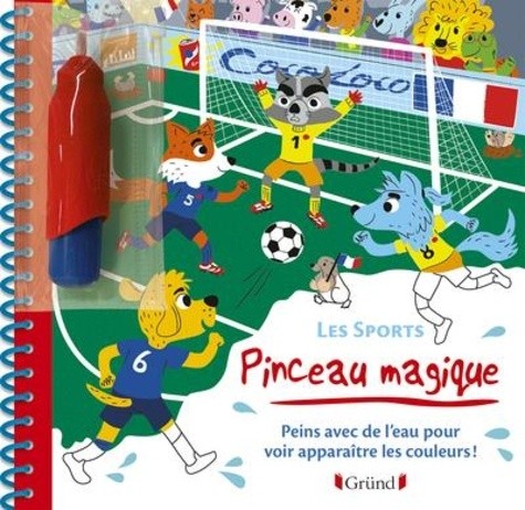  Les sports - Peins avec de l'eau pour voir apparaitre les couleurs ! Avec un pinceau  