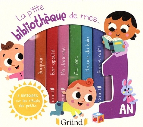  La p'tite bibliothèque de mes 1 an - Coffret en 6 volumes 