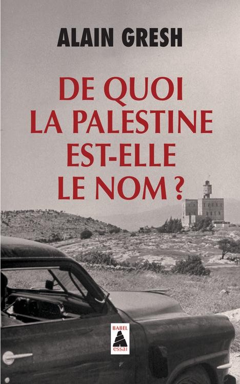  De quoi la Palestine est-elle le nom? 