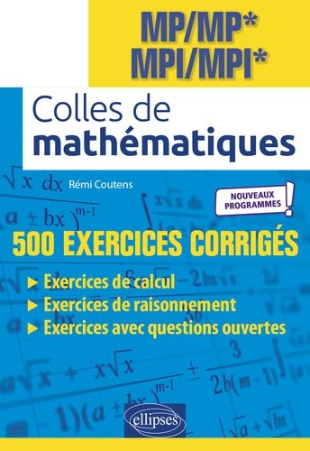  Colles de Mathématiques MP/MP* MPI/MPI*  