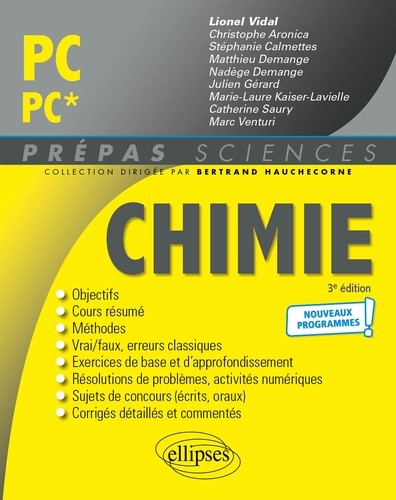  Chimie PC/PC*  