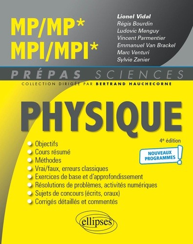  Physique MP/MP* MPI/MPI*  