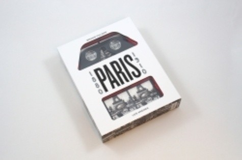  Paris 1880-1910 - Coffret contenant : 35 vues stéréoscopiques, une paire de lunettes, un album 