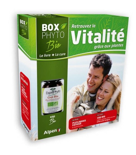  Retrouvez la vitalité grâce aux plantes - Coffret livre + cure Goji bio 